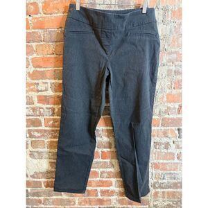 WESTBOUND • Dark Gray Denim Stretch Crop Slacks • Ladies Size 14 Regular
